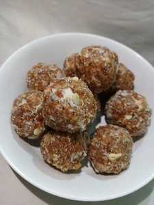 Gesunde zuckerfreie Süßigkeiten INDIA Balls Ladoo Trockenfrüchte Ernährung - Bild 1 von 7