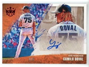 2022 Diamond Kings DK Signatures Auto FOTL Red Camilo Doval RC (Giants)/5 - Picture 1 of 2