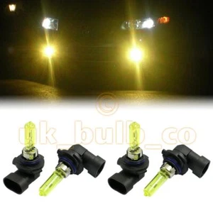 YELLOW XENON LOW + HIGH BEAM BULBS FOR Alfa Romeo GTV MODELS HB3HB3 - Picture 1 of 1