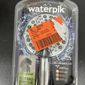 Waterpik Cromo 7 Patrones de Spray XPC-763ME 1.8 GPM 4" Pared Cabezal de Ducha Portátil - Imagen 1 de 5