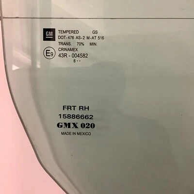 2006-2010 PONTIAC SOLSTICE + GXP Window Glass OEM Part RH Passenger GM Mexico - Image 1 of 4