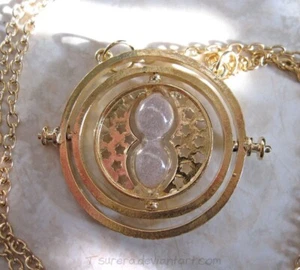 Collar Colgante Oro 3D Películas de Fantasía Películas Libros Retro Ciencia Ficción Magia Inusual - Imagen 1 de 5