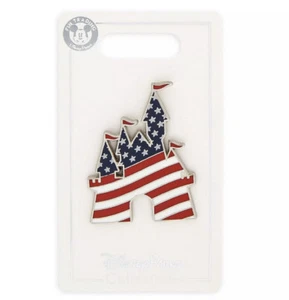 DISNEY Parks PIN TRADING - FANTASYLAND CASTLE AMERICANA - NEU IN HAND - Bild 1 von 2