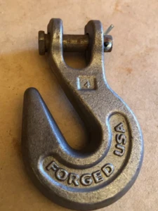 5/16" CAMPBELL Clevis Grab Hook - 450-0505 FORGED USA - Picture 1 of 2