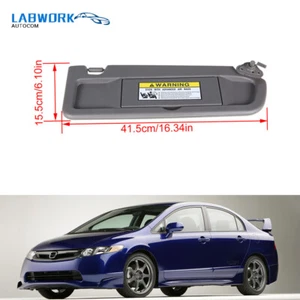 Plastic Grey Passengers Side Sun Visor For 2006-2011 Honda Civic 83230-SNA-A01ZA - Picture 1 of 10