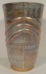 Jarrón Grande Stangl 8 5/8" de alto oro 22KT #1574 Precioso con Etiqueta de Lámina - Imagen 1 de 1