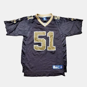 NFL On Field Reebok New Orleans Saints Jersey #51 Jonathan Vilma Boys Size L - Picture 1 of 8