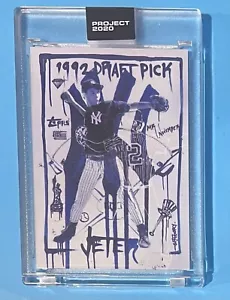 Topps PROJECT 2020 Card 93 - 1993 Derek Jeter by Gregory Siff - IN HAND WITH BOX - Picture 1 of 3