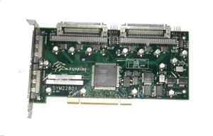 SYMBIOS SYM22801 16 Bit Ultra-SCSI 80 MBPS Dual Channel PCI SCSI CARD - Bild 1 von 3