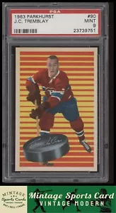 1963 Parkhurst - J.C. Tremblay - #90 Montreal Canadiens PSA 9 - Picture 1 of 2