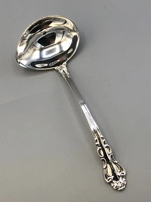 Barroco Español por Reed & Barton Plata de Ley Crema - Cucharón Salsa 5 5/8" Foto 1 de 3