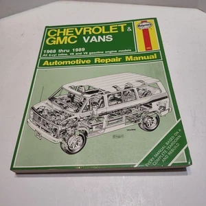 Hayes Chevolet & GMC Vans Automotive Repair Manual 1968 -1989 345 - Picture 1 of 3