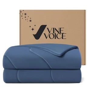 Cooling Blanket Comforter Hot Sleepers - Full/Queen Cooling Duvet Insert, Dou... - Picture 1 of 7