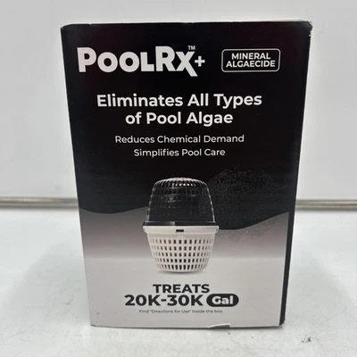 POOLRX NEW/SEALED Pool R-X Black Mineral Unit 20k-30k Gallons Brane