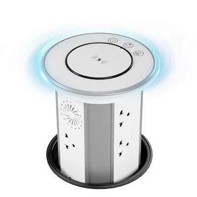 Pop Up Outlet for Countertop with 15W Wireless Charger & Remote Control -5 AC... - Image 1 of 4
