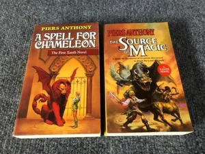 Piers Anthony A Spell for Chameleon & The Source of Magic Paperback Books - Picture 1 of 3