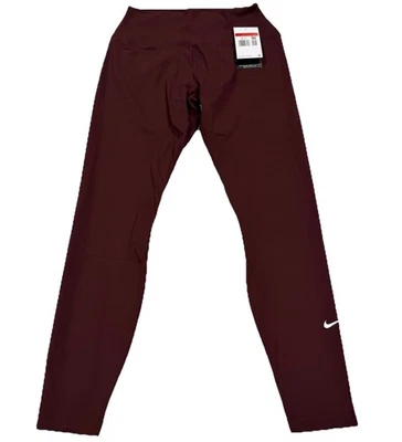 Nike One High-Rise Leggings Burgundy Women’s Size UK 14 Large New  - image 1 of 4