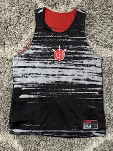 Camiseta deportiva de baloncesto reversible de malla para hombre Nike edición estándar M negra/roja - Imagen 1 de 11