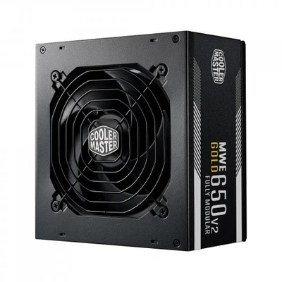 ALIMENTATORE 650W MWE GOLD 650 80+GOLD FAN 120MM MODULARE - Immagine 1 di 4