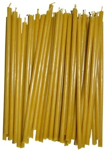 KESIS 40 Candles Made from Natural Wax Length 6.7 inches Diameter about 0.2 inch - Picture 1 of 2