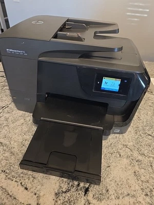 HP OfficeJet Pro 8715 All-in-One Wireless Color Printer - FULLY TESTED! Add Ink  - Image 1 of 4