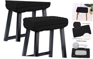 Set of 2 Rectangle Bench Stool Cushion, Breathable Kitchen Counter Stool - Picture 1 of 7