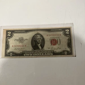 Two Dollar Bill from 1953 - Picture 1 of 2