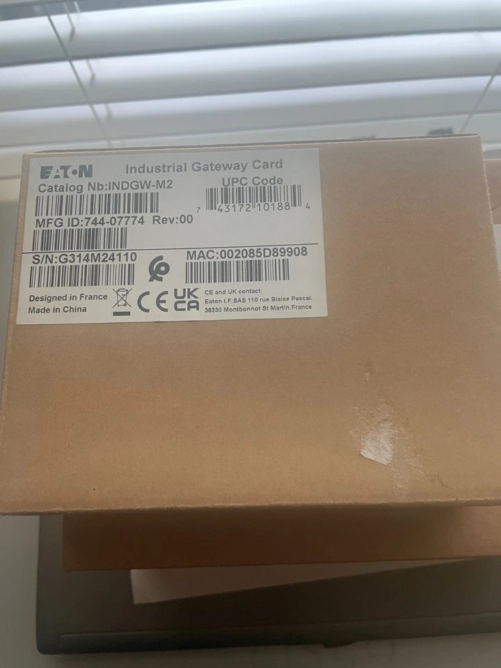 NEW Eaton INDGW-M2/ INDGW-M2 Industrial Gateway Card - Image 1 of 1