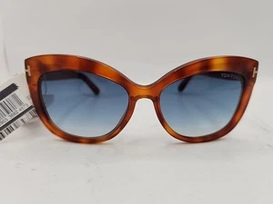 NEW Tom Ford Alistar Sunglasses TF524 56-16-140 Brown - Picture 1 of 11