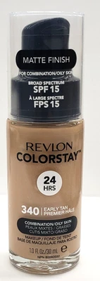 NEW Revlon Colorstay Liquid Foundation Combination/Oily-340 Early Tan - Image 1 of 2