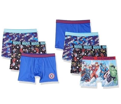 Marvel Avengers 7-pack Boys Athletic Boxer Brief, Avengers Multi, Size 10 - Image 1 of 4