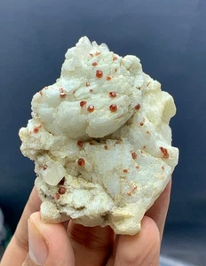 Red Garnet And Feldspar Combined On Matrix From Skardu Pakistan 97 Gram - Picture 1 of 6