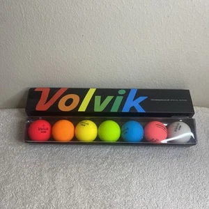 Volvik Vivid Rainbow 3 Piece Edition Golf Ball 7 Ball Set - Picture 1 of 6
