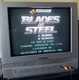 Konami Blades of Steel 1988 NES Sports Ice Hockey TESTED day of listing 