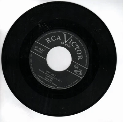 Eartha Kitt - Let's Do It / Senor 45 RPM RCA Victor Records 7” Foto 1 de 2