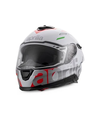 Aprilia Integralhelm - weiss/silber/grün/rot - Bild 1 von 4