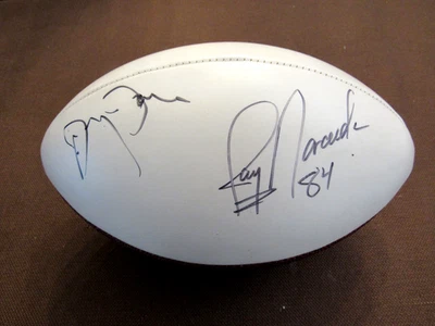JERRY JONES JAY NOVACEK DALLAS COWBOYS OWNER TE SIGNED AUTO WILSON FOOTBALL JSA - Image 1 of 3
