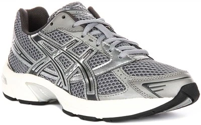 Asics GEL-1130 Refresh Icona con Lacci da Uomo Ginnastica Grigio Argento UK 4 - - Immagine 1 di 4