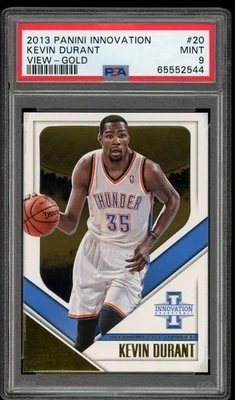 2013-14 Panini Innovation KEVIN DURANT View Gold /10 PSA 9 MINT - Image 1 of 2