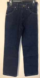 NWOT Wrangler Boys 9 Slim Vintage Adjustable Waist Denim Western Jeans - Picture 1 of 8