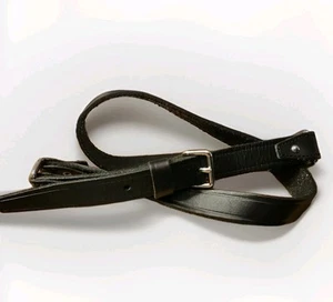 Cintura donna Cole Haan nera in pelle con ciottoli nera taglia XL - Foto 1 di 5