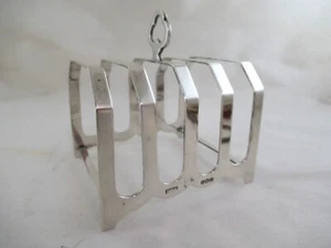 Solid Silver - SUPERB - 5 BAR TOAST RACK - Hallmarked:-BIRMINGHAM 1938 - Picture 1 of 6
