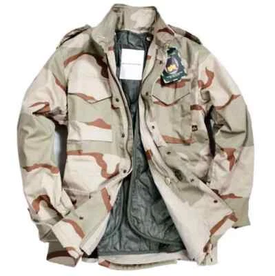 M65 Field Jacket Military Windbreaker Men Pockets Vintage Casual Coat 4 Colors  - Image 1 of 4