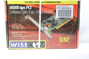 Wisecom Modem/Fax 56K v92 PCI Interno - NUOVO - Photo 1/3
