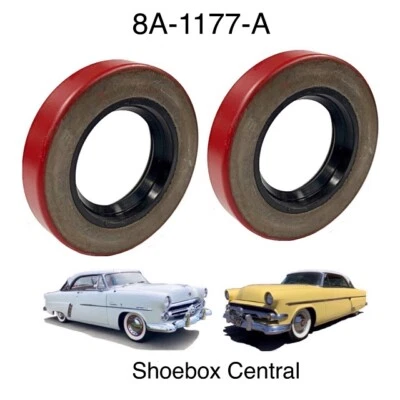 1952 1953 1954 Ford Car Rear Axle Shaft Oil Seals Pair - Image 1 of 2