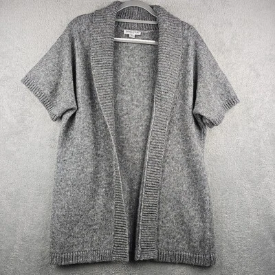 Cárdigan suéter Pendleton frente abierto para mujer XL pequeño gris metálico Foto 1 de 4