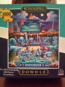 Puzzle International Winnipeg Kanada die große Eisshow 1000 Teile NEU - Bild 1 von 6
