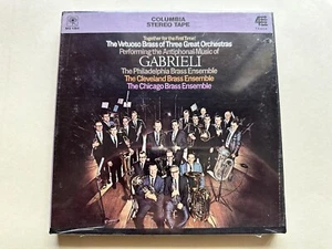 The Antiphonal Music Of Gabrieli 1968 Reel-To-Reel 7 ½ ips 4-Track Stereo SEALED - Imagen 1 de 3