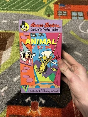 HANNA BARBARA Animal Fun VHS 1990 Command Performance CARTOONS Good - Image 1 of 4