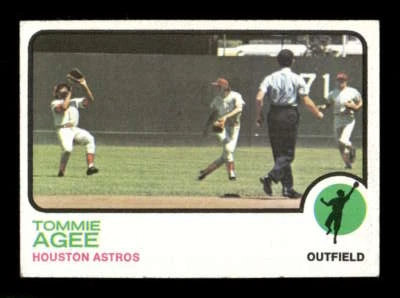 1973 Topps #420 Tommie Agee EX Excelente Astros bien centrado BXCP33 Foto 1 de 2